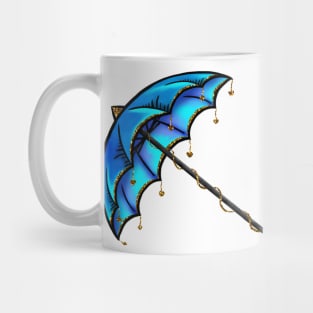 Beautiful Blue Umbrella Mug